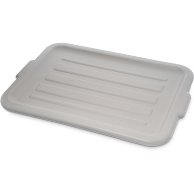 Carlisle 4401223 20" L Gray Polypropylene Snap-On Comfort Curve Universal Bus Box Lid