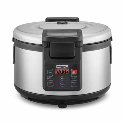 Waring WRC60 60 Cups Ceramic Coated Electric Rice Cooker and Warmer - 120 Volts