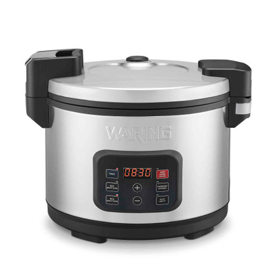 Waring WRC40 40 Cups Ceramic Coated Electric Commercial Rice Cooker and Warmer - 120 Volts