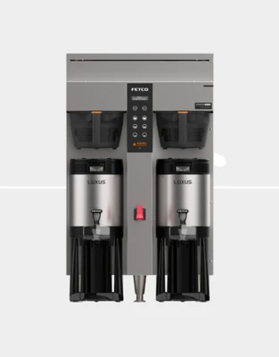 Fetco CBS-1253 Extractor Plus 2 Gal. Stainless Steel Double Coffee Brewer - 208-240 Volts