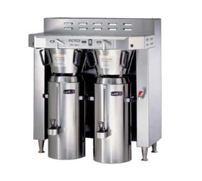 Fetco CBS-62H 6000 Series 3 Gal. Stainless Steel Automatic Double Coffee Brewer - 120/208-240 Volts