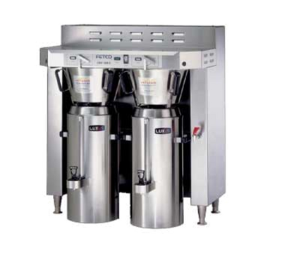 Fetco CBS-62H 6000 Series 3 Gal. Stainless Steel Automatic Double Coffee Brewer - 120/208-240 Volts