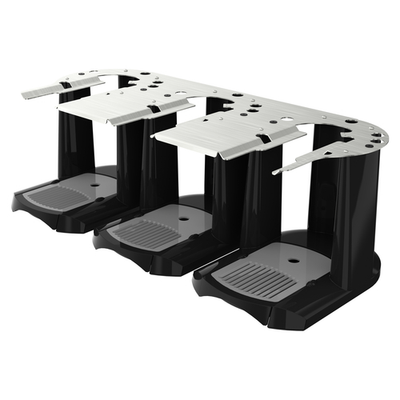 Fetco A152 LUXUS Black Plastic Triple Serving Station