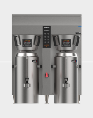 Fetco CBS-2262-NG Extractor NG 3 Gal. Stainless Steel Double Coffee Brewer - 208-240 Volts