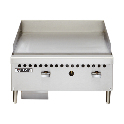 Vulcan VCRG48-M-QS-PLATINUM-LP 48" W Stainless Steel Liquid Propane Countertop Griddle - 100,000 BTU