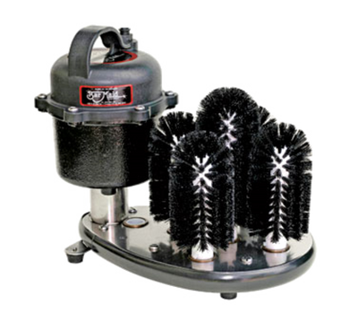 Bar Maid SS-100 5 Brushes Stainless Steel Electric Bar Maid Submersible Glass Washer - 115 Volts 1-Ph