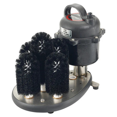Bar Maid SS-100 5 Brushes Stainless Steel Electric Bar Maid Submersible Glass Washer - 115 Volts 1-Ph