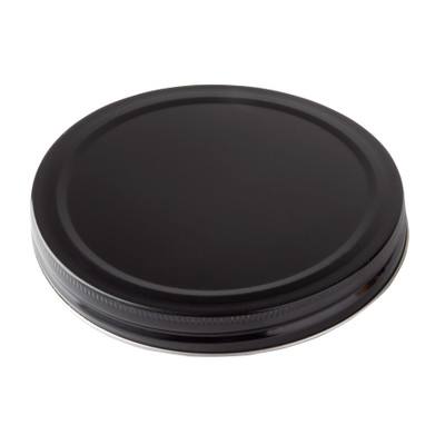 TableCraft Products 10174 5 1/4" Dia. x 5/8" Black Coated Tin For Beverage Dispenser Replacement Lid