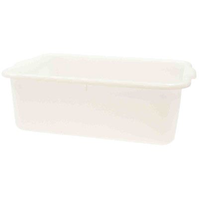 TableCraft Products 1537N 21" W x 17" D x 7" H PolyethyleneWhite Food Storage Box