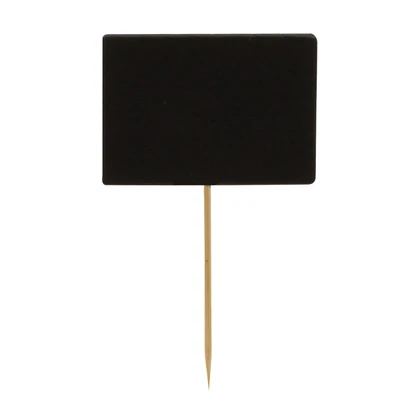 TableCraft Products BAMDCB35 3 0.5" Cash & Carry Bamboo Pick With Chalkboard