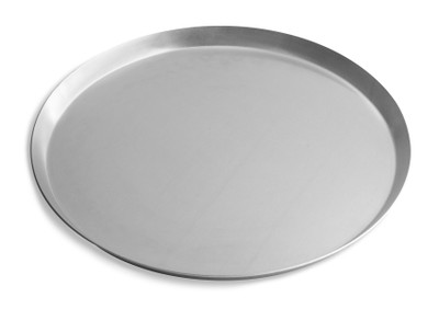 Vollrath PC16SN 16" Dia. Natural Finish Solid Press-Cut Pizza Pan