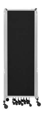 National Public Seating RDG6-9 ROBO Series 9 Sections Gray Frame Polyethylene Terephthalate Portable Room Divider