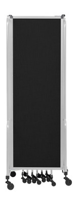 National Public Seating RDG6-9 ROBO Series 9 Sections Gray Frame Polyethylene Terephthalate Portable Room Divider