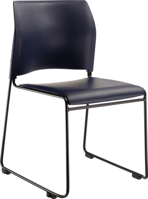National Public Seating 8704-10-04 8700 Series 20" W Blue Vinyl Cafetorium Padded Chair