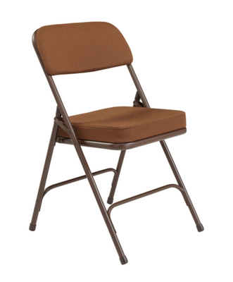 National Public Seating 3219 3200 Series 18.75&quot; W Gold Premium Upholstered Folding Chair