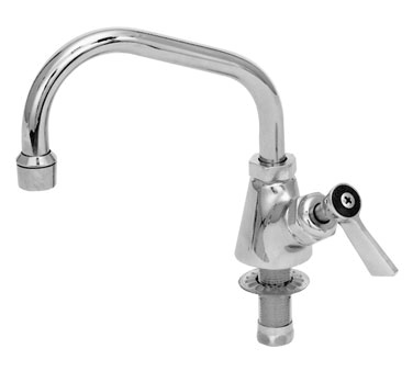 Fisher 3013 12" Swing Spout Brass Deck Mount Single Inlet Faucet