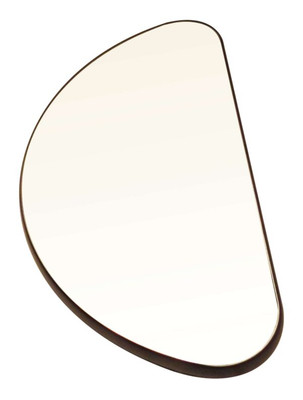 Lakeside 283 32" W Glass Half Round Mirror Tray