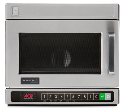 Amana HDC10Y15 HDC Series 17.63" W Stainless Steel Countertop Lower Keypad Heavy Duty MDC-Y Microwave Oven - 120 Volts, 1610 Watts
