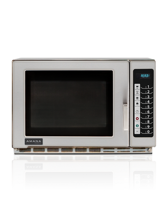 Amana RFS21TS RFS Series 1.2 Cu. Ft. Stainless Steel Medium Duty Commercial Microwave Oven - 208-240 Volts