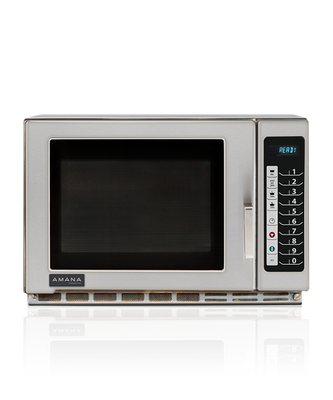 Amana RFS21TS RFS Series 1.2 Cu. Ft. Stainless Steel Medium Duty Commercial Microwave Oven - 208-240 Volts