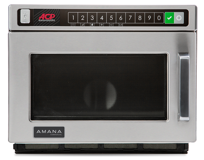 Amana HDC1015 HDC Series 16.5" W Stainless Steel Countertop Heavy Duty C-Max Microwave Oven - 120 Volts, 1610 Watts