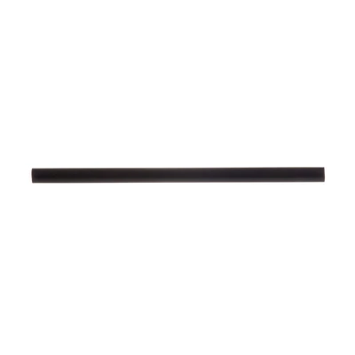 TableCraft Products 100105 5-3/4" L 5mm Thick Unwrapped PLA Black Cocktail Straws - Pack of 1000