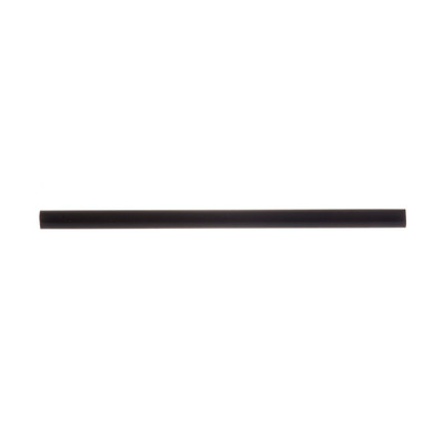 TableCraft Products 100105 5-3/4" L 5mm Thick Unwrapped PLA Black Cocktail Straws - Pack of 1000