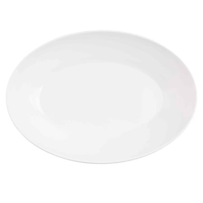 TableCraft Products 1025102 144 Oz. Medium Oval White Melamine Sierra Bowl