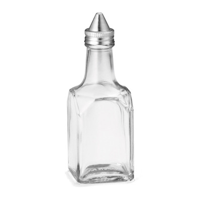 TableCraft Products 600 6 Oz. Square Glass Oil & Vinegar Dispenser