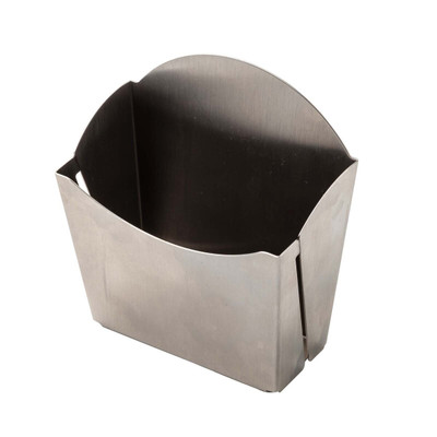 TableCraft Products 20006 7 Oz. Small Stainless Steel Better Burger Collection Fry Box