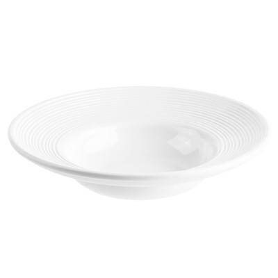 TableCraft Products 123460 10" Dia. 14 Oz. Round Melamine White Pulito Collection Pasta Bowl