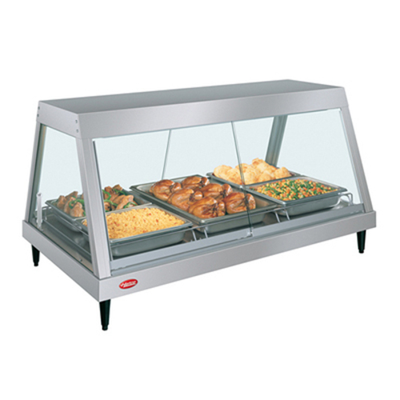 Hatco GRHD-3P 26" W Stainless Steel 3 Shelf Countertop Glo-Ray Heated Display Case - 120 Volts