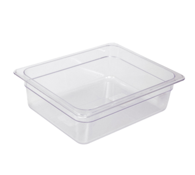 Crestware FP22 1/2 Size Clear Polycarbonate Food Pan