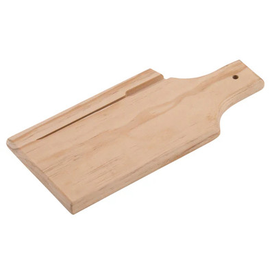 Winco WCB-125  1'' x 5'' x 3/4'' Rectangular Wood Bread / Cheese Board