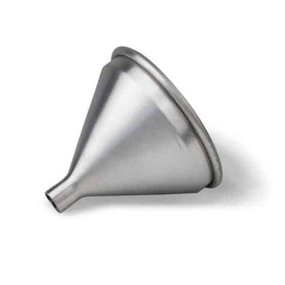 American Metalcraft 363 (6 - 12 Oz.) Built In Air Vents Satin Finish Funnel
