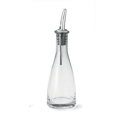 TableCraft Products 611 6 Oz. Glass Bottle Siena Oil & Vinegar Bottle