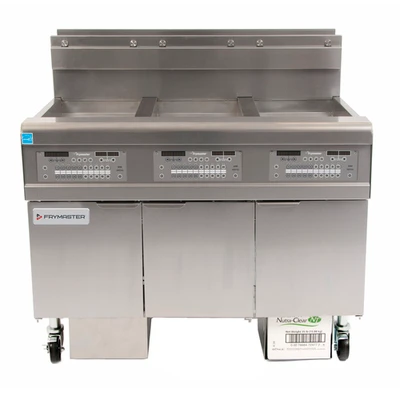 Frymaster FPGL330CA-NG 30 Lbs. Stainless Steel Natural Gas Frymaster OCF30 Fryer Battery - 210,000 BTU
