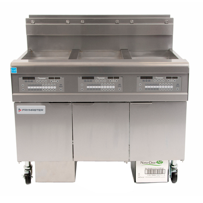 Frymaster FPGL330CA-NG 30 Lbs. Stainless Steel Natural Gas Frymaster OCF30 Fryer Battery - 210,000 BTU