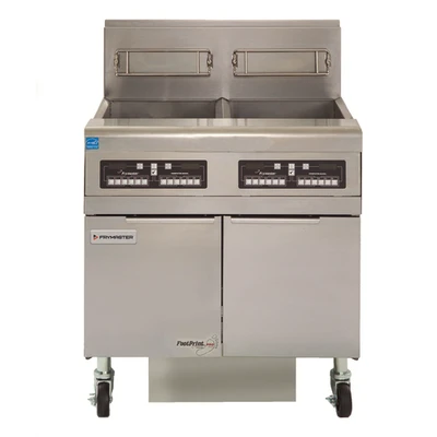 Frymaster FPPH255-LP 50 Lbs. Stainless Steel Liquid Propane Frymaster Fryer Battery - 160,000 BTU