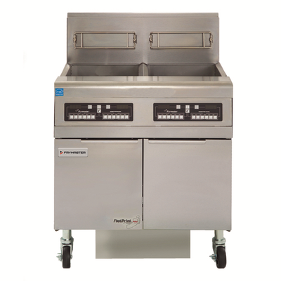 Frymaster FPPH255-LP 50 Lbs. Stainless Steel Liquid Propane Frymaster Fryer Battery - 160,000 BTU