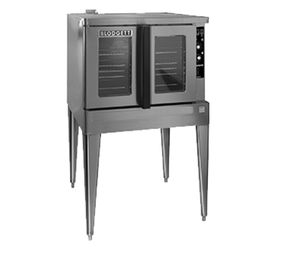 Blodgett ZEPH-200-G-ES BASE Zephaire Natural Gas Single-Deck Convection Oven - 50,000 BTU