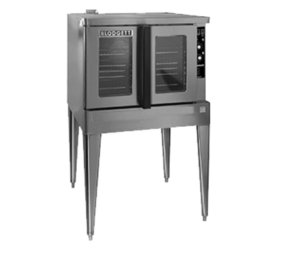Blodgett ZEPH-200-G-ES BASE Zephaire Natural Gas Single-Deck Convection Oven - 50,000 BTU