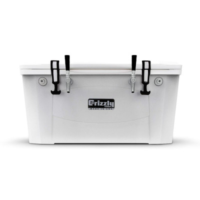 Micro Matic CB602WG-304 60 Qt. White Stainless Steel Premium Grizzly Cooler