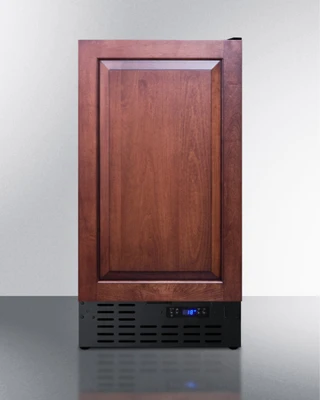 Summit SCFF1842IFADA 17.75" W Black Built-In or Freestanding Solid Door Panel Ready Undercounter All-Freezer with ADA Compliant - 115 Volts