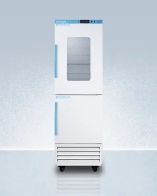 Summit ARFG15PV Performance Series 10.74 Cu. Ft. Triple Paned Glass Window Hinged Solid Refrigerator-Freezer Combination - 115 Volts
