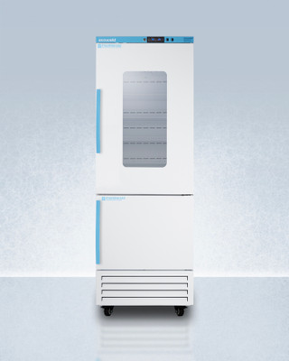 Summit ARFG18PV Performance Series 15.54 Cu. Ft. Triple Paned Glass Window Hinged Solid Refrigerator-Freezer Combination - 115 Volts