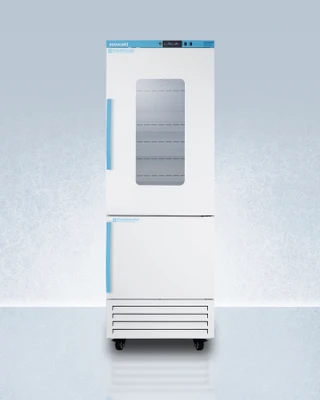 Summit ARFG18PV Performance Series 15.54 Cu. Ft. Triple Paned Glass Window Hinged Solid Refrigerator-Freezer Combination - 115 Volts