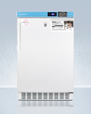 Summit ACR45LMC MOMCUBE 19.5" W White Finish 1 Section Freestanding Breast Milk Refrigerator - 115 Volts
