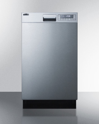 Summit DW18SS4ADA 18" Wide Stainless Steel Door Built-In Dishwasher - 115 Volts