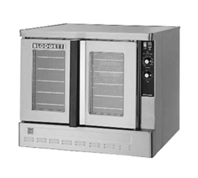 Blodgett ZEPH-200-G BASE Zephaire Natural Gas Single-Deck Convection Oven - 60,000 BTU